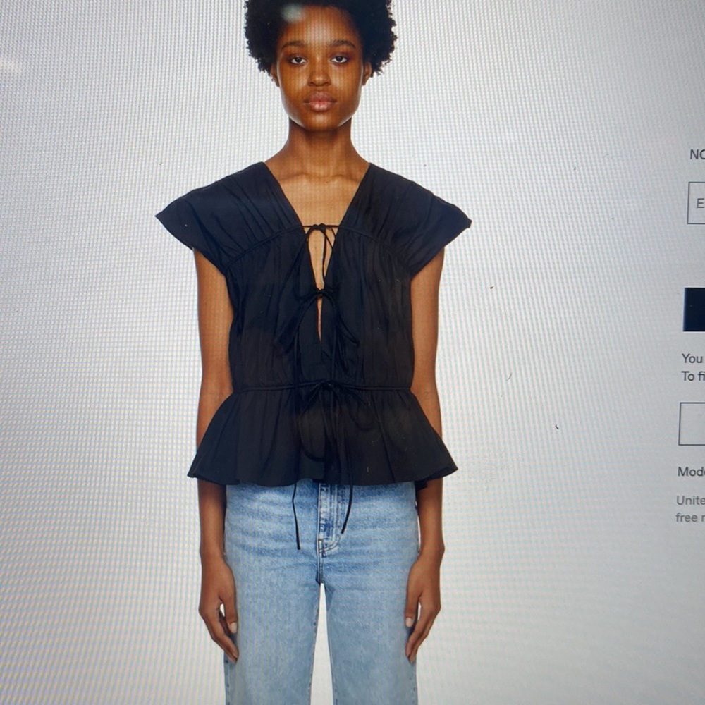 Tove Black Thea Blouse